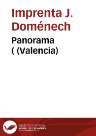 Panorama ( (Valencia) | Biblioteca Virtual Miguel de Cervantes