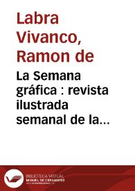 La Semana gráfica : revista ilustrada semanal de la región de Levante. Año VI Número 201 - 24 mayo 1930 | Biblioteca Virtual Miguel de Cervantes