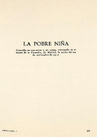 La pobre niña / Carlos Arniches | Biblioteca Virtual Miguel de Cervantes