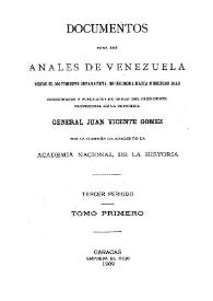 Documentos para los Anales de Venezuela desde el movimiento separatista de la Union Colombiana hasta nuestros dias.  Tomo 8 / coordinadas y publicados por la Academia Nacional de la Historia | Biblioteca Virtual Miguel de Cervantes