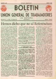 U.G.T. : Boletín de la Unión General de Trabajadores de España en Francia. Núm. 267, enero de 1967 | Biblioteca Virtual Miguel de Cervantes