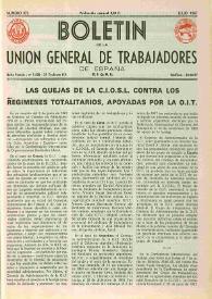 U.G.T. : Boletín de la Unión General de Trabajadores de España en Francia. Núm. 273, julio de 1967 | Biblioteca Virtual Miguel de Cervantes