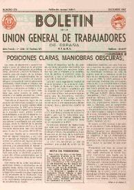 U.G.T. : Boletín de la Unión General de Trabajadores de España en Francia. Núm. 278, diciembre de 1967 | Biblioteca Virtual Miguel de Cervantes