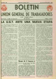 U.G.T. : Boletín de la Unión General de Trabajadores de España en Francia. Núm. 286, agosto-septiembre de 1968 | Biblioteca Virtual Miguel de Cervantes