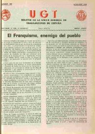 U.G.T. : Boletín de la Unión General de Trabajadores de España en Francia. Núm. 300, noviembre de 1969 | Biblioteca Virtual Miguel de Cervantes