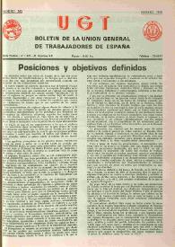 U.G.T. : Boletín de la Unión General de Trabajadores de España en Francia. Núm. 303, febrero de 1970 | Biblioteca Virtual Miguel de Cervantes