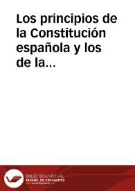 Los principios de la Constitucion española y los de la justicia universal aplicados á la legislacion de señoríos, ó sea Concordia entre los intereses y derechos del Estado y los de los antiguos vasallos y señores. Precede un discurso histórico legal sobre la feudalidad y los señoríos en España / Dedicado a las Cortes por un jurisconsulto español | Biblioteca Virtual Miguel de Cervantes