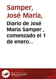 Diario de José María Samper , comenzado el 1 de enero de 1880 | Biblioteca Virtual Miguel de Cervantes