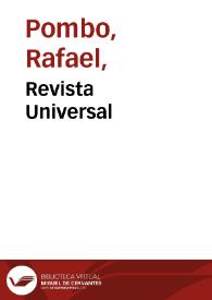 Revista Universal | Biblioteca Virtual Miguel de Cervantes