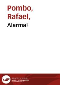 Alarma! | Biblioteca Virtual Miguel de Cervantes