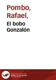 El bobo Gonzalón | Biblioteca Virtual Miguel de Cervantes