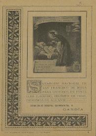 Sanatorio Nacional de San Francisco de Borja para leprosos, en Fontilles (Laguar), Distrito de Pego, Provincia de Alicante | Biblioteca Virtual Miguel de Cervantes