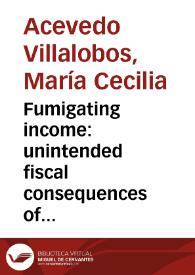 Fumigating income: unintended fiscal consequences of Plan Colombia | Biblioteca Virtual Miguel de Cervantes