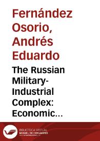 The Russian Military-Industrial Complex: Economic Challenges for 2020 | Biblioteca Virtual Miguel de Cervantes