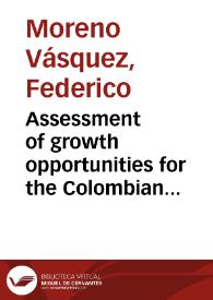 Assessment of growth opportunities for the Colombian Small and Medium-sized Enterprises in the Information and Communication Technologies sector | Biblioteca Virtual Miguel de Cervantes