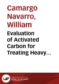 Evaluation of Activated Carbon for Treating Heavy Metals in Aquaculture | Biblioteca Virtual Miguel de Cervantes