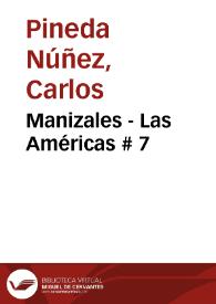 Manizales - Las Américas # 7 | Biblioteca Virtual Miguel de Cervantes