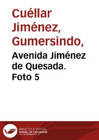 Avenida Jiménez de Quesada. Foto 5 | Biblioteca Virtual Miguel de Cervantes