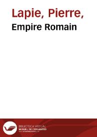 Empire Romain | Biblioteca Virtual Miguel de Cervantes