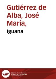 Iguana | Biblioteca Virtual Miguel de Cervantes