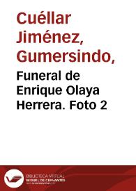 Funeral de Enrique Olaya Herrera. Foto 2 | Biblioteca Virtual Miguel de Cervantes