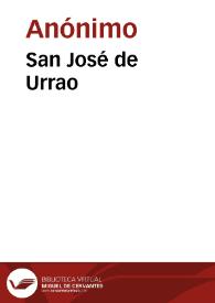 San José de Urrao | Biblioteca Virtual Miguel de Cervantes