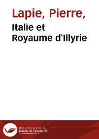 Italie et Royaume d'Illyrie | Biblioteca Virtual Miguel de Cervantes