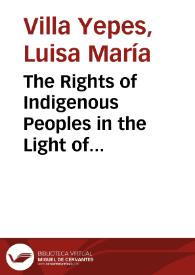 The Rights of Indigenous Peoples in the Light of International Human Rights Law | Biblioteca Virtual Miguel de Cervantes