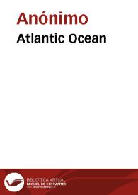 Atlantic Ocean | Biblioteca Virtual Miguel de Cervantes