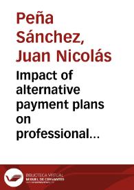 Impact of alternative payment plans on professional equity and daily distress of physicians = Impacto de los métodos de pago alternativos en la equidad profesional y el estrés laboral diario de los médicos | Biblioteca Virtual Miguel de Cervantes