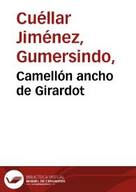 Camellón ancho de Girardot | Biblioteca Virtual Miguel de Cervantes