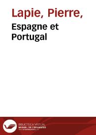 Espagne et Portugal | Biblioteca Virtual Miguel de Cervantes