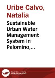 Sustainable Urban Water Management System in Palomino, Colombia. An Urban Water Metabolism Approach | Biblioteca Virtual Miguel de Cervantes