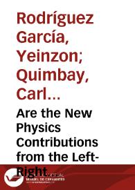 Are the New Physics Contributions from the Left-Right Symmetric Model Important for the Indirect CP Violation in the Neutral B Mesons? | Biblioteca Virtual Miguel de Cervantes