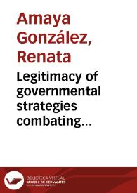 Legitimacy of governmental strategies combating terrorist groups in Colombia vs. the illegitimacy of curtailing first-rank rights. A conflict between state’s responsibilities and individuals’ rights | Biblioteca Virtual Miguel de Cervantes