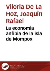 La economía anfibia de la isla de Mompox | Biblioteca Virtual Miguel de Cervantes