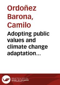 Adopting public values and climate change adaptation strategies in urban forest management: A review and analysis of the relevant literature | Biblioteca Virtual Miguel de Cervantes