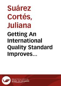 Getting An International Quality Standard Improves Exports For Manufacture Firms In Latin America? = Obtener un certificado de calidad internacionalmente reconocido aumenta las exportaciones de firmas manufactureras en Latinoamérica? | Biblioteca Virtual Miguel de Cervantes