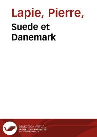 Suede et Danemark | Biblioteca Virtual Miguel de Cervantes