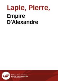 Empire D'Alexandre | Biblioteca Virtual Miguel de Cervantes