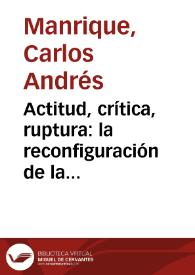 Actitud, crítica, ruptura: la reconfiguración de la esfera de lo público en la reflexión de Foucault sobre la parrhesía como modo del decir veráz | Biblioteca Virtual Miguel de Cervantes