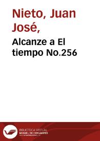 Alcanze a El tiempo No.256 | Biblioteca Virtual Miguel de Cervantes