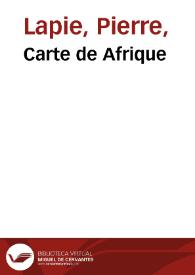 Carte de Afrique | Biblioteca Virtual Miguel de Cervantes