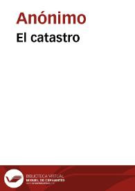 El catastro | Biblioteca Virtual Miguel de Cervantes