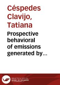 Prospective behavioral of emissions generated by mobile sources in the metropolitan area of Monterrey, Mexico = Prospectiva del comportamiento de las emisiones generadas por las fuentes móviles en el área metropolitana de Monterrey, México | Biblioteca Virtual Miguel de Cervantes