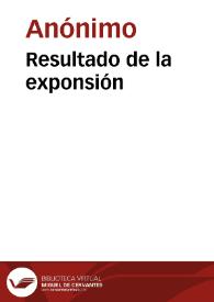 Resultado de la exponsión | Biblioteca Virtual Miguel de Cervantes