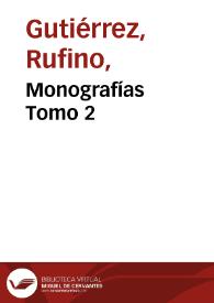 Monografías Tomo 2 | Biblioteca Virtual Miguel de Cervantes