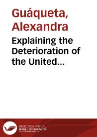 Explaining the Deterioration of the United States-Colombian Relationship in 1995-1997. Conflict and cooperation in the war against drugs | Biblioteca Virtual Miguel de Cervantes