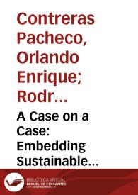 A Case on a Case: Embedding Sustainable Entrepreneurship Into a Managerial-Skills Course | Biblioteca Virtual Miguel de Cervantes