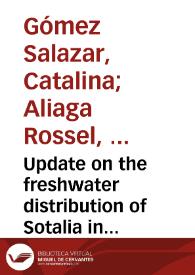 Update on the freshwater distribution of Sotalia in Colombia, Ecuador, Peru, Venezuela and Suriname | Biblioteca Virtual Miguel de Cervantes